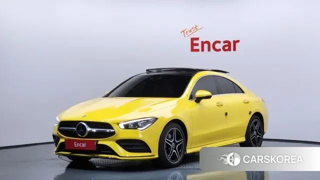 Mercedes-Benz CLA-Class C118 2022 Желтый из Кореи