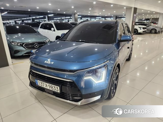 Kia Di Ol Nu Niro 2022 Синий из Кореи