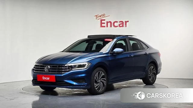 Volkswagen 7th Generation of Jetta 2021 Синий из Кореи