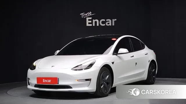 Tesla Model 3 2022 Белый из Кореи
