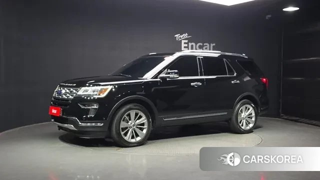 Ford Explorer 2018 Черный из Кореи