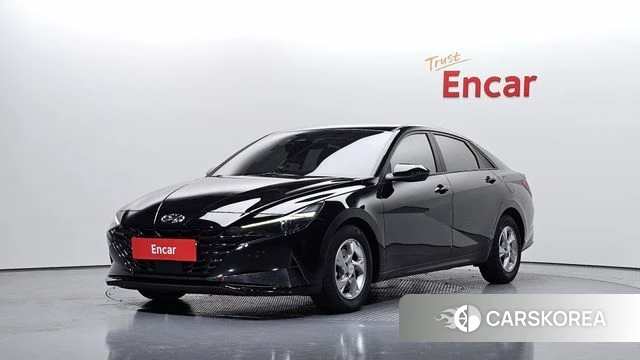 Hyundai Avante (CN7) 2021 Черный из Кореи