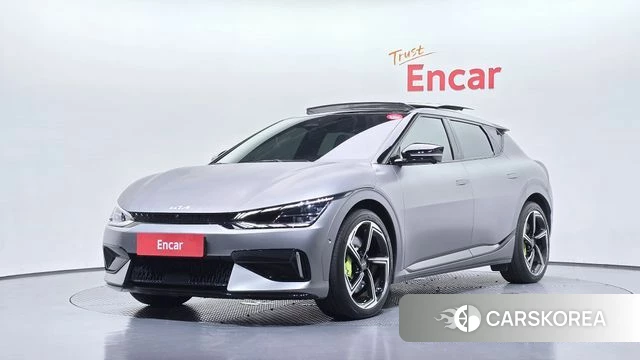 Kia EV6 2023 Серебристо-серый из Кореи