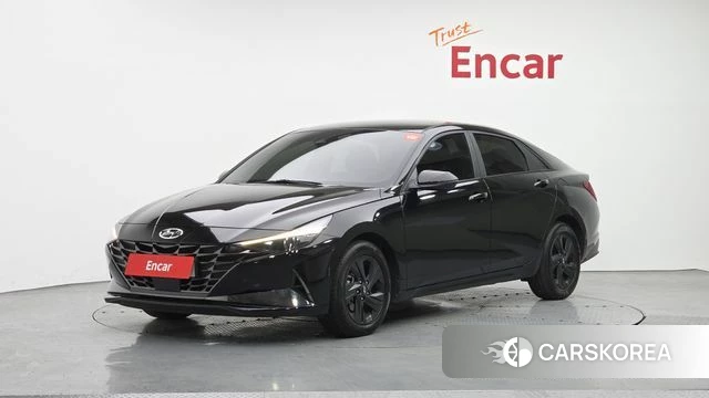 Hyundai Avante Hybrid (CN7) 2022 Черный из Кореи