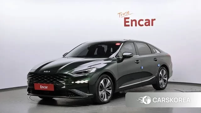 Kia K8 Hybrid 2021 Темно-зеленый из Кореи