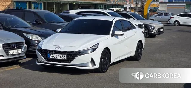 Hyundai Avante (CN7) 2020 Белый из Кореи