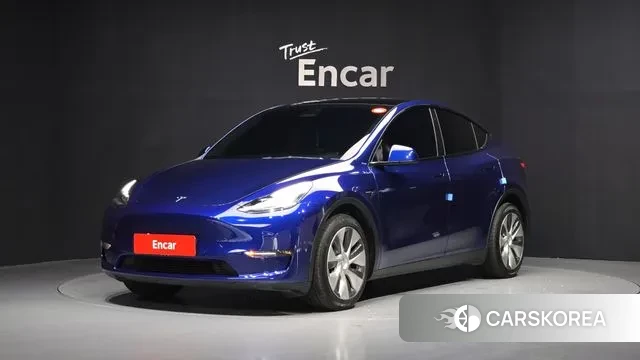 Tesla Model Y 2022 Синий из Кореи