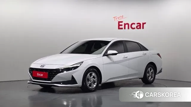 Hyundai Avante (CN7) 2021 Белый из Кореи