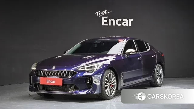Kia Stinger 2018 Синий из Кореи