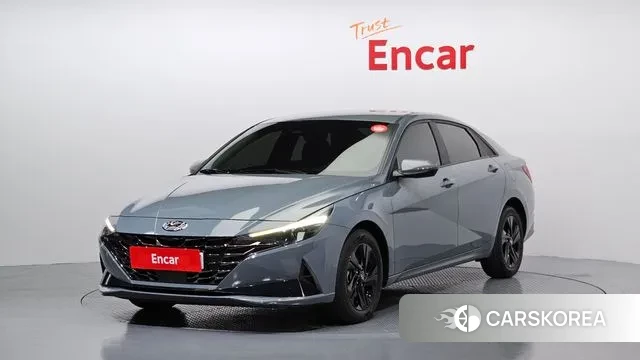 Hyundai Avante Hybrid (CN7) 2021 Небесно-голубой из Кореи