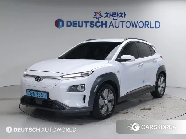 Hyundai Kona Electric 2019 Белый из Кореи