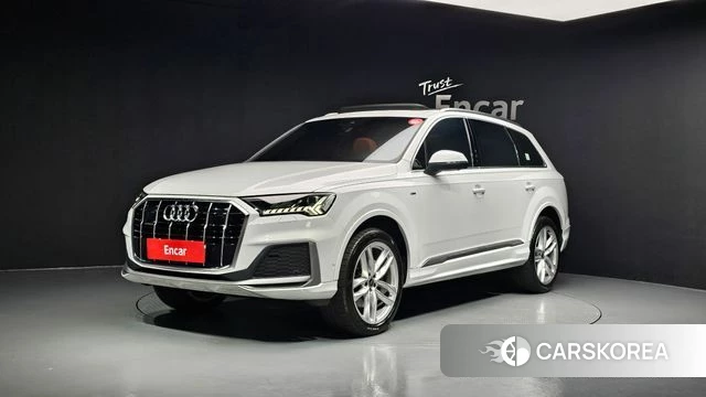 Audi Q7 (4M) 2023 Белый из Кореи