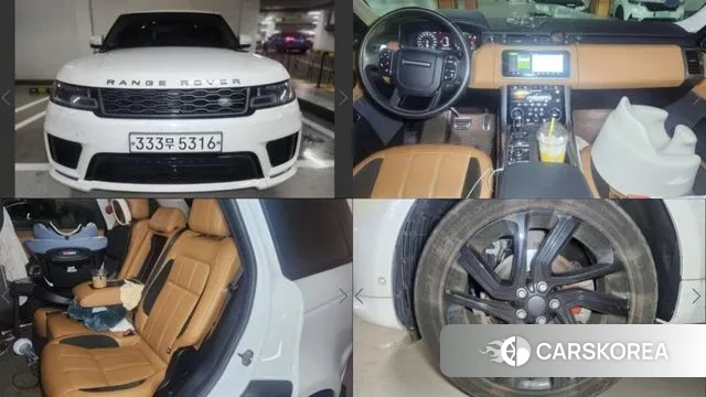 Land Rover Range Rover Sport 2nd Generation 2019 Белый из Кореи