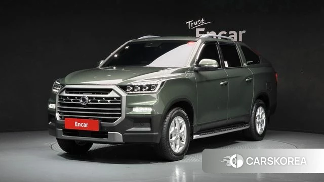 Ssangyong The New Rexton Sport 2024 Светло-зеленый из Кореи