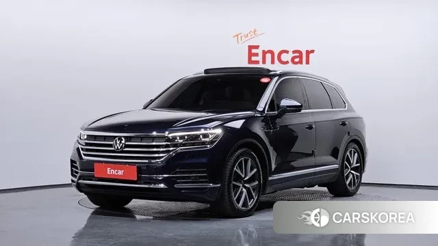 Volkswagen Touareg 3rd generation 2023 Синий из Кореи