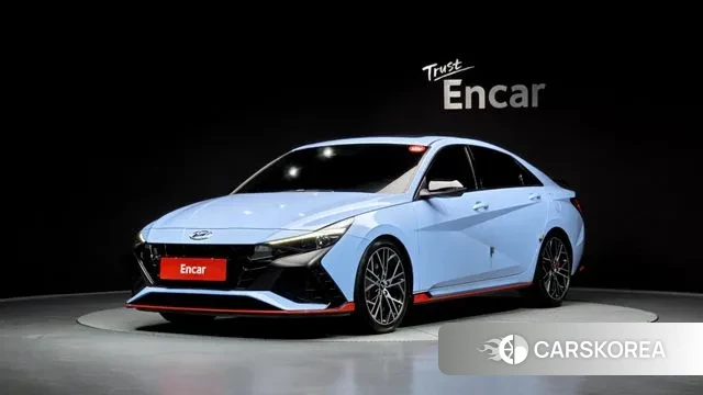 Hyundai Avante (CN7) 2021 Светло-серебряный цвет из Кореи