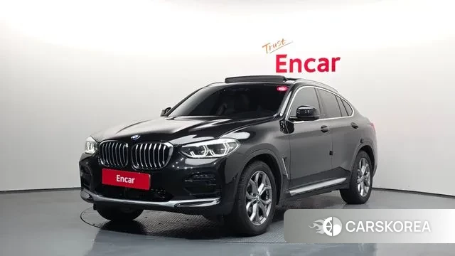 BMW X4 (G02) 2020 Черный из Кореи