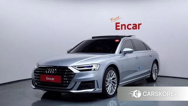 Audi A8 (D5) 2021 Серебряный из Кореи