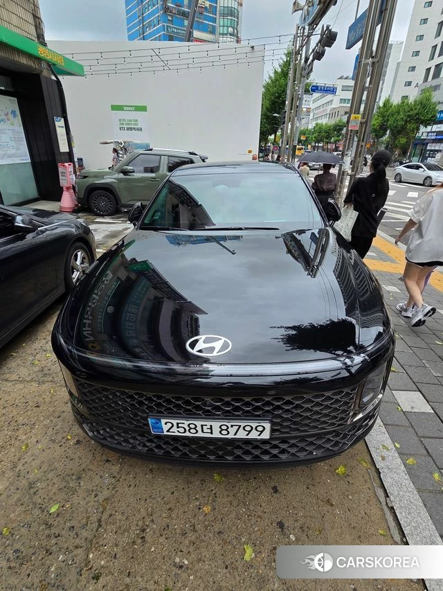 Hyundai Grandeur Hybrid (GN7) 2023 Черный из Кореи