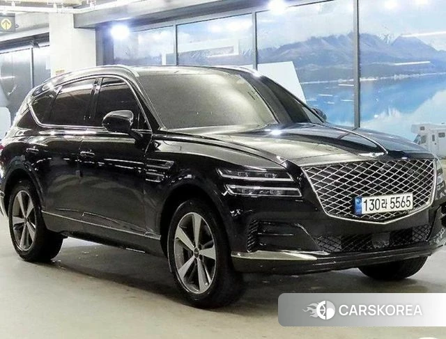 Genesis GV80 2021 Черный из Кореи