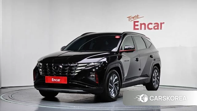 Hyundai Tucson Hybrid (NX4) 2021 Черный из Кореи