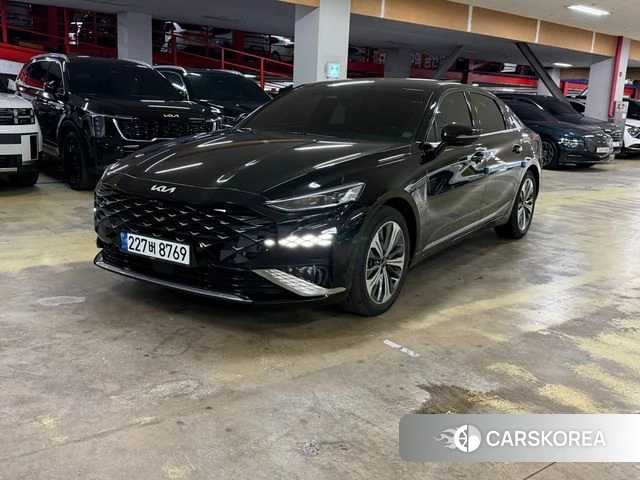Kia K8 Hybrid 2023 Черный из Кореи