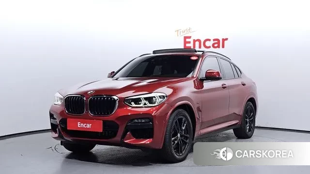 BMW X4 (G02) 2021 Красный из Кореи