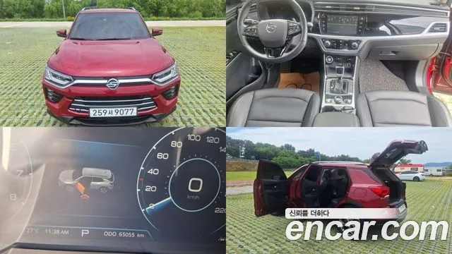 Ssangyong Beautiful Korando 2020 Красный из Кореи