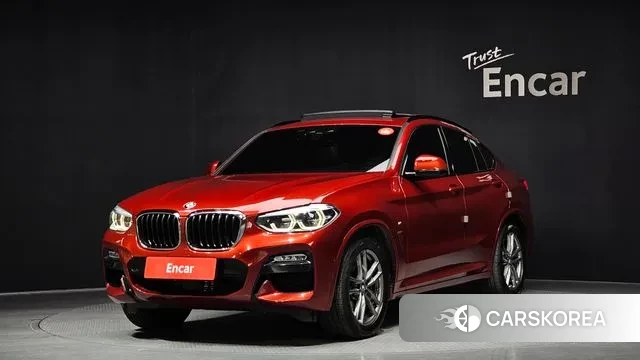 BMW X4 (G02) 2019 Красный из Кореи