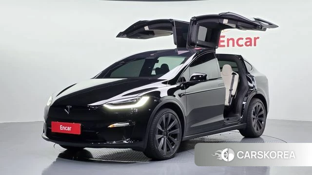 Tesla Model X 2023 Черный из Кореи