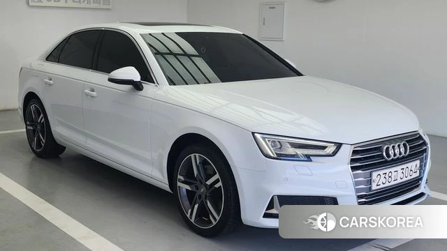 Audi A4 (B9) 2019 Белый из Кореи