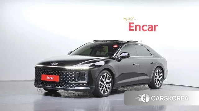 Hyundai Grandeur Hybrid (GN7) 2023 Черный из Кореи