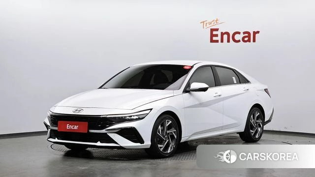 Hyundai The New Avante (CN7) 2023 Белый из Кореи