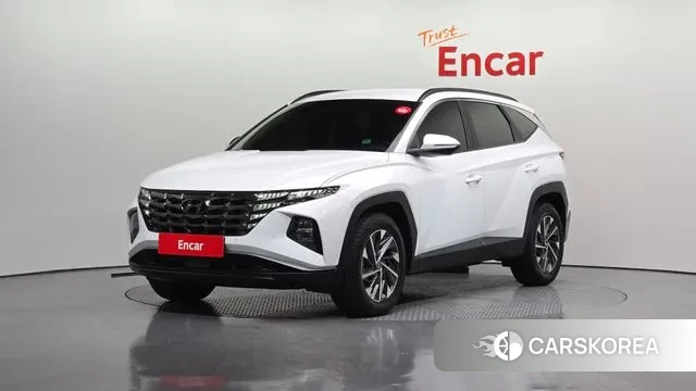 Hyundai Tucson Hybrid (NX4) 2020 Белый из Кореи