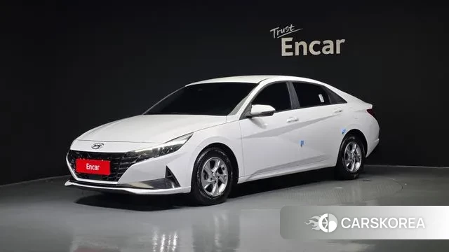 Hyundai Avante (CN7) 2021 Белый из Кореи