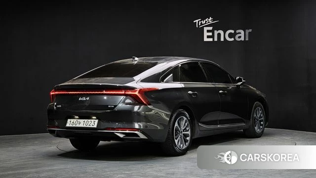 Kia K8 Hybrid 2021 Серый из Кореи