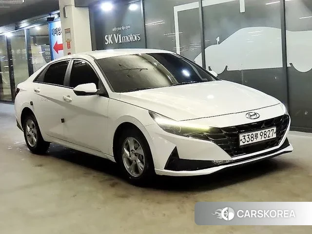 Hyundai Avante (CN7) 2020 Белый из Кореи