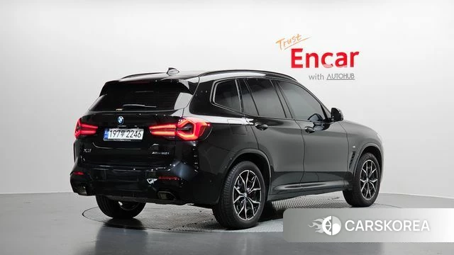 BMW X3 (G01) 2024 Черный из Кореи