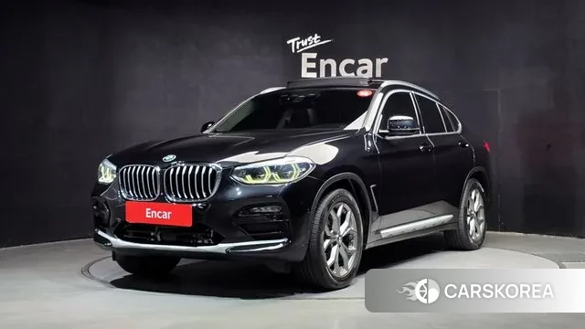 BMW X4 (G02) 2020 Черный из Кореи