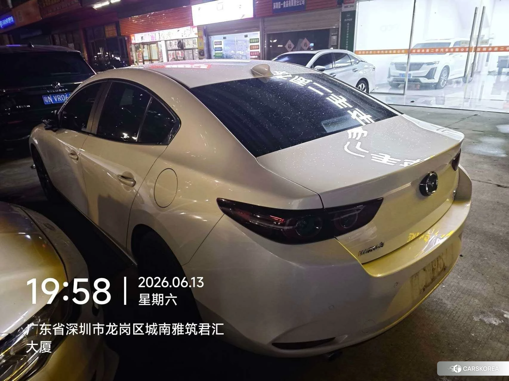 Mazda 3 Angkesaila 2022 Белый из Китая