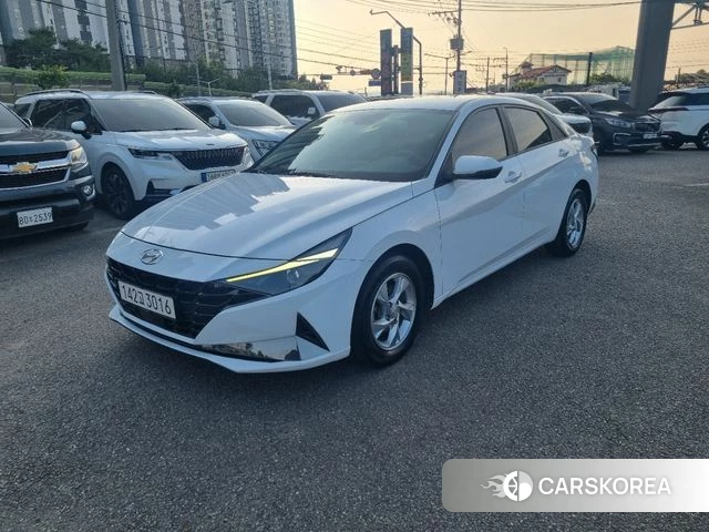 Hyundai Avante (CN7) 2021 Белый из Кореи