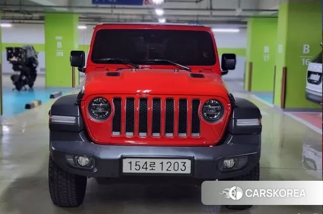 Jeep Wrangler (JL) 2020 Красный из Кореи