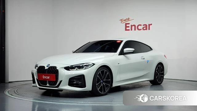 BMW 4 Series (G22) 2023 Белый из Кореи