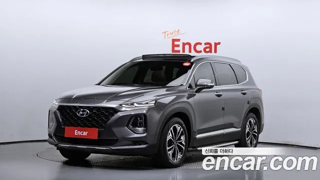 Hyundai Santa Fe TM 2018 Серый из Кореи