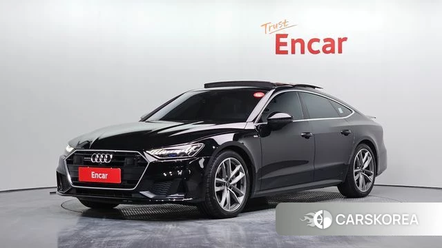 Audi A7 (4K) 2021 Черный из Кореи