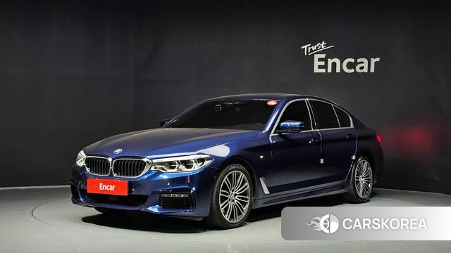 BMW 5 Series (G30) 2019 Синий из Кореи
