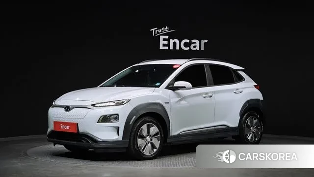 Hyundai Kona Electric 2018 Белый из Кореи