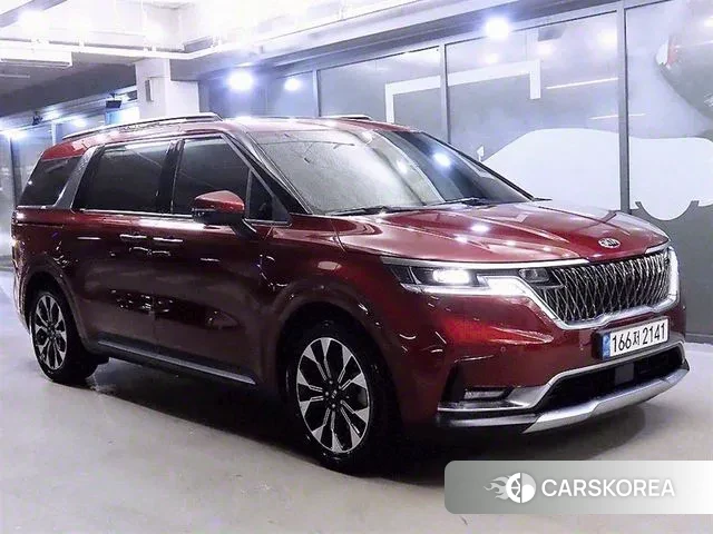 Kia Carnival 4th generation 2021 Красный из Кореи