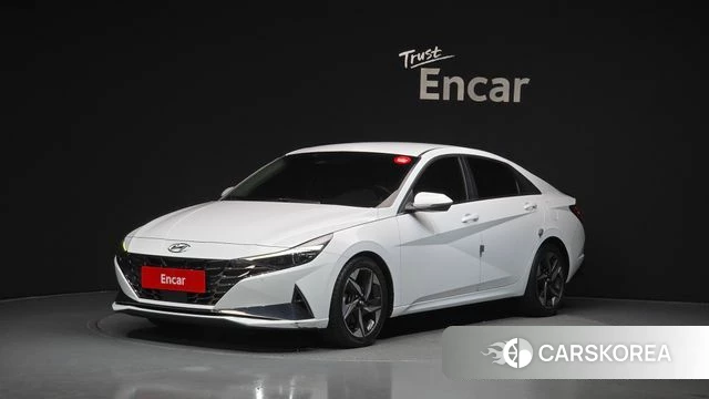 Hyundai Avante (CN7) 2020 Белый из Кореи