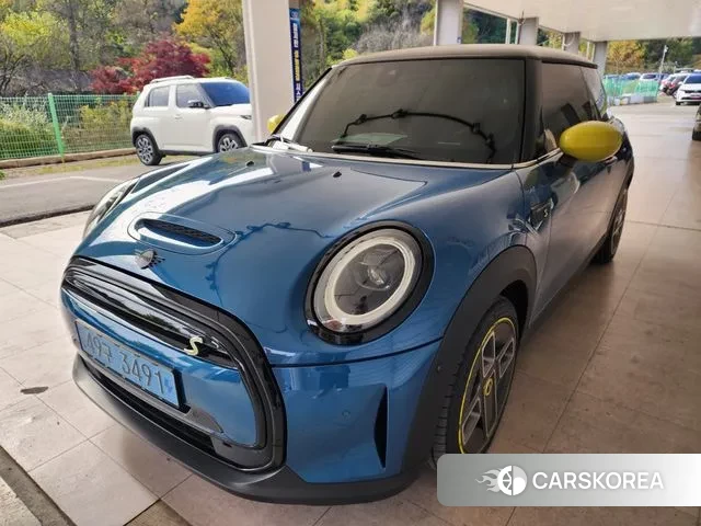 Mini Cooper Electric 2023 Синий из Кореи